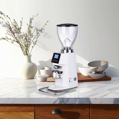 220 - 240V 풀 터치 LCD 디스플레이 상업용 커피 밀러 밀링 속도 10-15kg/h