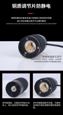 작은 30g 원두커피분 에스프레소 콩 그라인더 컵 나무로 된 한델